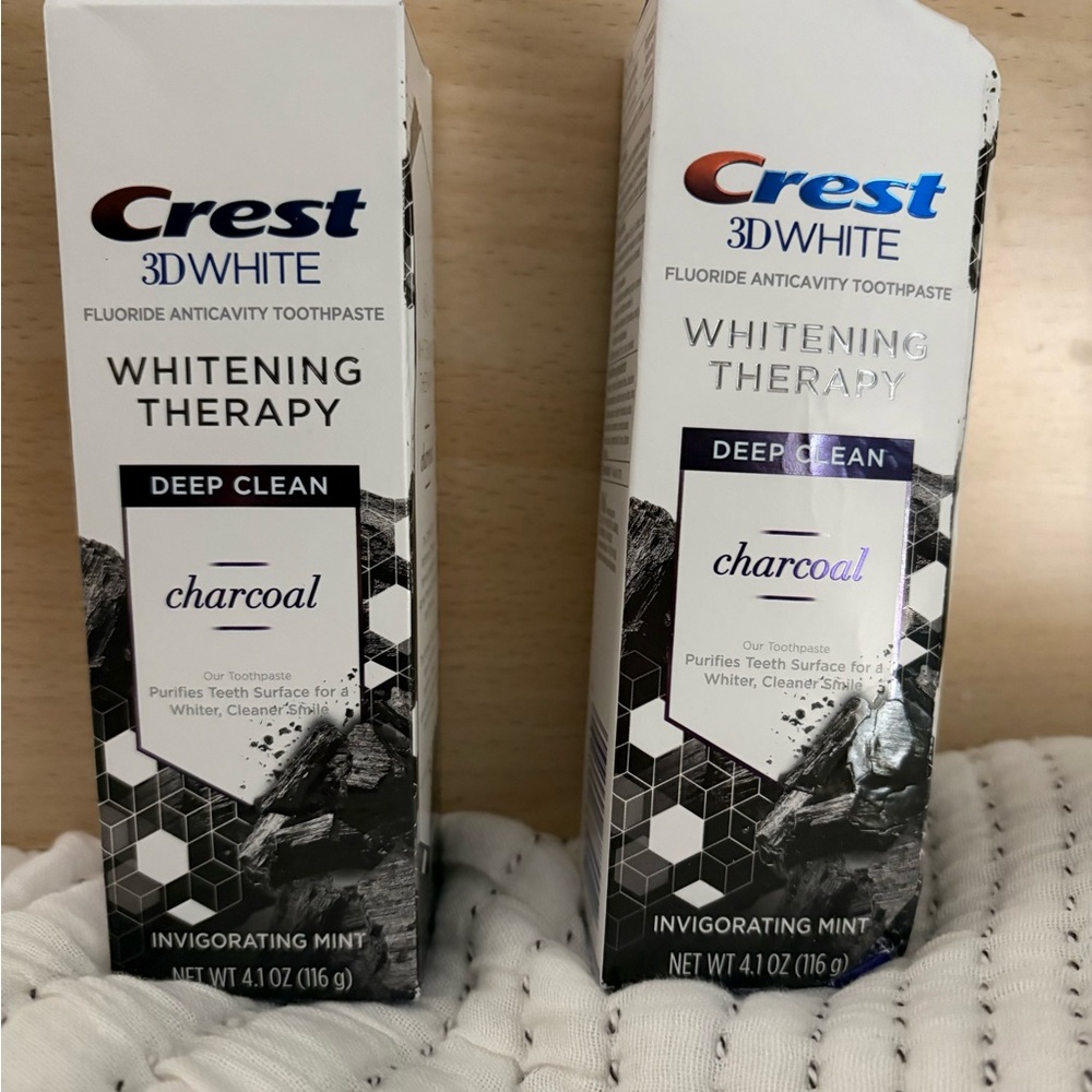New! Crest Whitening Therapy Charcoal Toothpaste